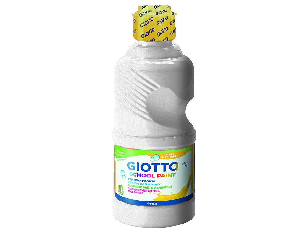 Guache escolar lavavel giotto 1000 ml branco ( Imagem 3 de 5 ) - Preview
