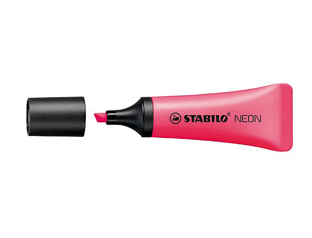 Marcador stabilo fluorescente 72 rosa neon ( Imagem 4 de 7 ) - Preview