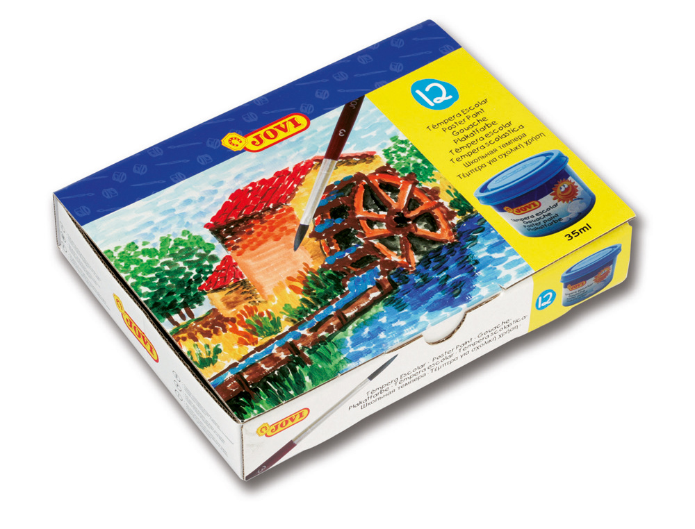 Guache jovi 35 ml12 cores sortidas ( Imagem 2 de 2 ) - Preview