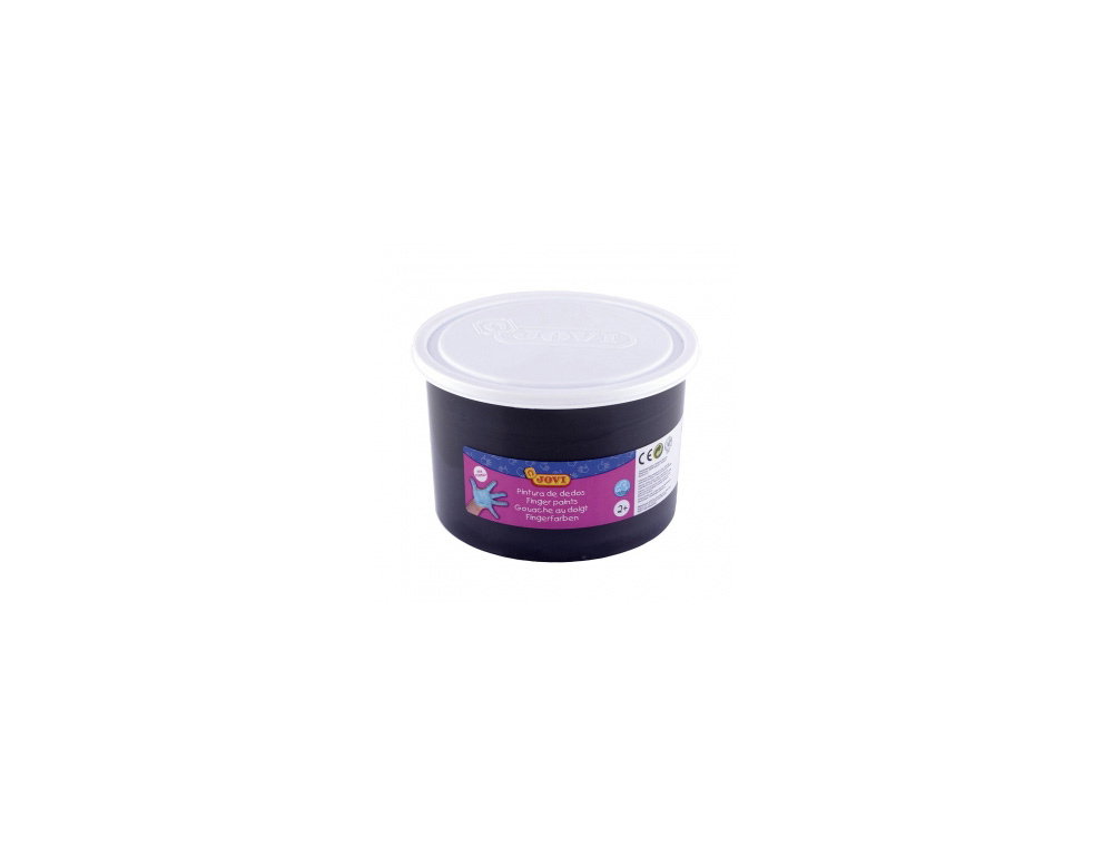 Pintura a dedos jovi 500 ml preto ( Imagem 2 de 3 ) - Preview