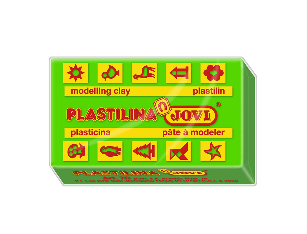Plasticina jovi 70 50 gr verde claro ( Imagem 2 de 2 ) - Preview