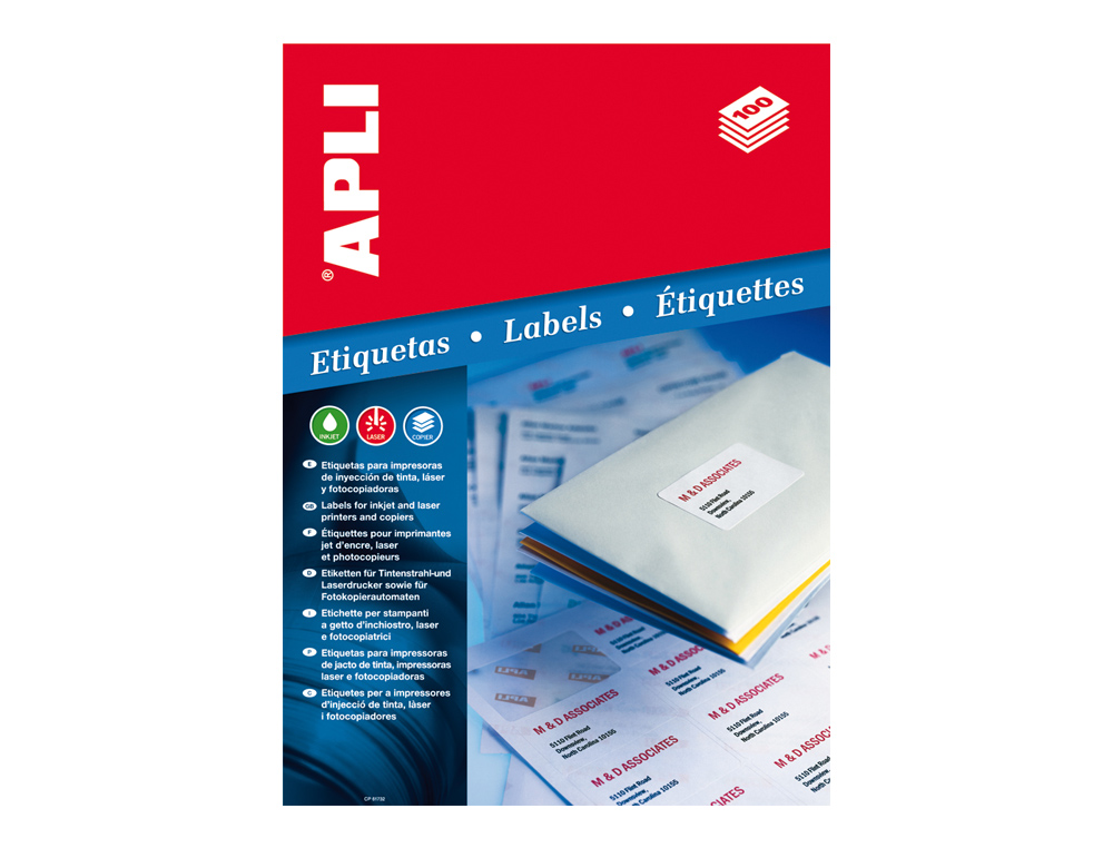 Adhesive labels, A4 size, 105x57 mm ( Imagem 2 de 2 ) - Preview