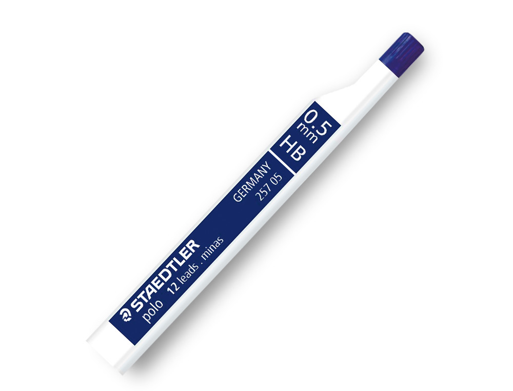 Minas staedtler grafite 0,5 mm hb tubo com 12 minas ( Imagem 3 de 4 ) - Preview