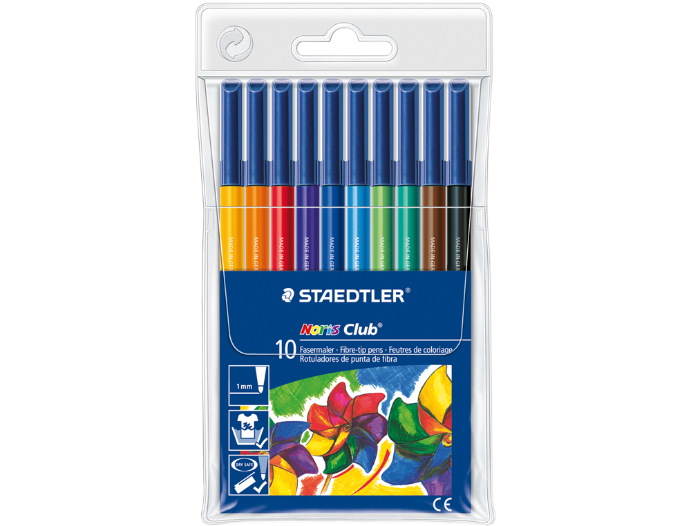 Marcador Staedtler - Noris Club. 10 unidades ( Imagem 3 de 3 ) - Preview