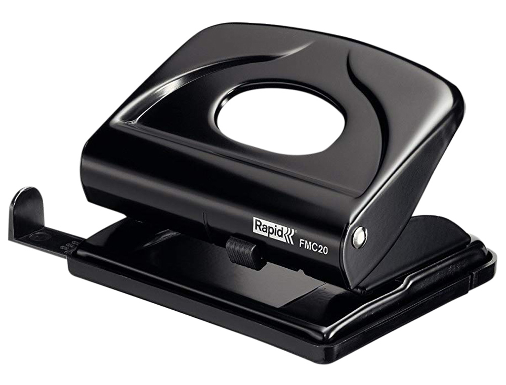 Furador rapid fmc20 metalico cor preta capacidade 20 folhas ( Imagem 2 de 2 ) - Preview