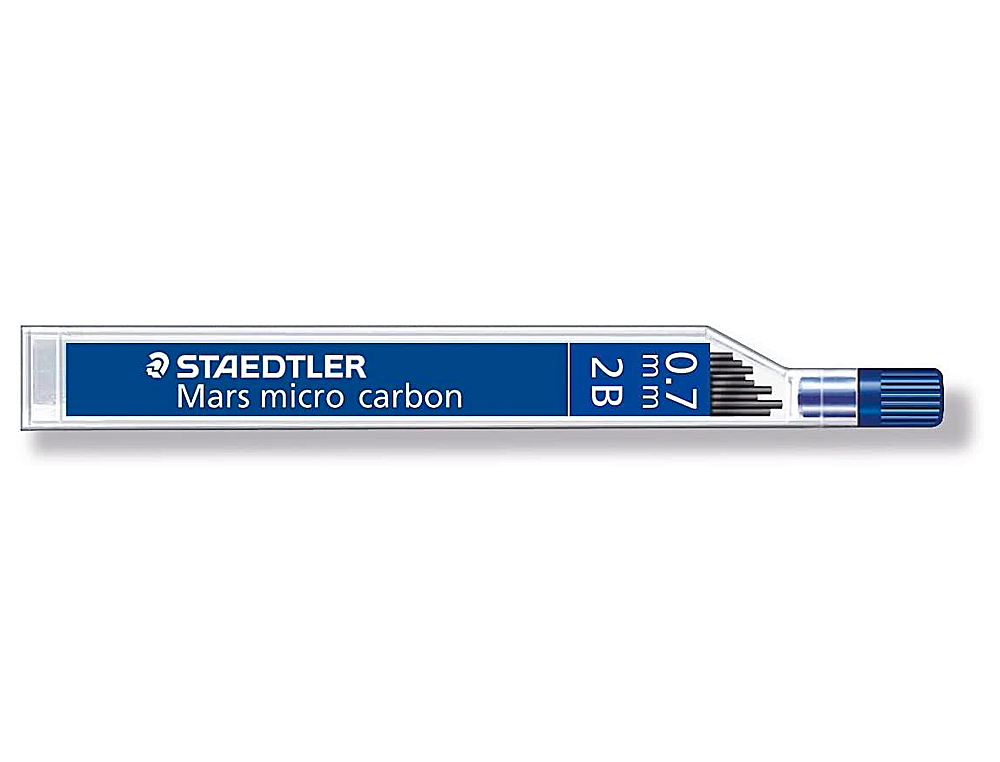 Minas Staedtler Mars Micro Grafite 0,7 mm 2b Tubo com 12 Unidades ( Imagem 2 de 2 ) - Preview