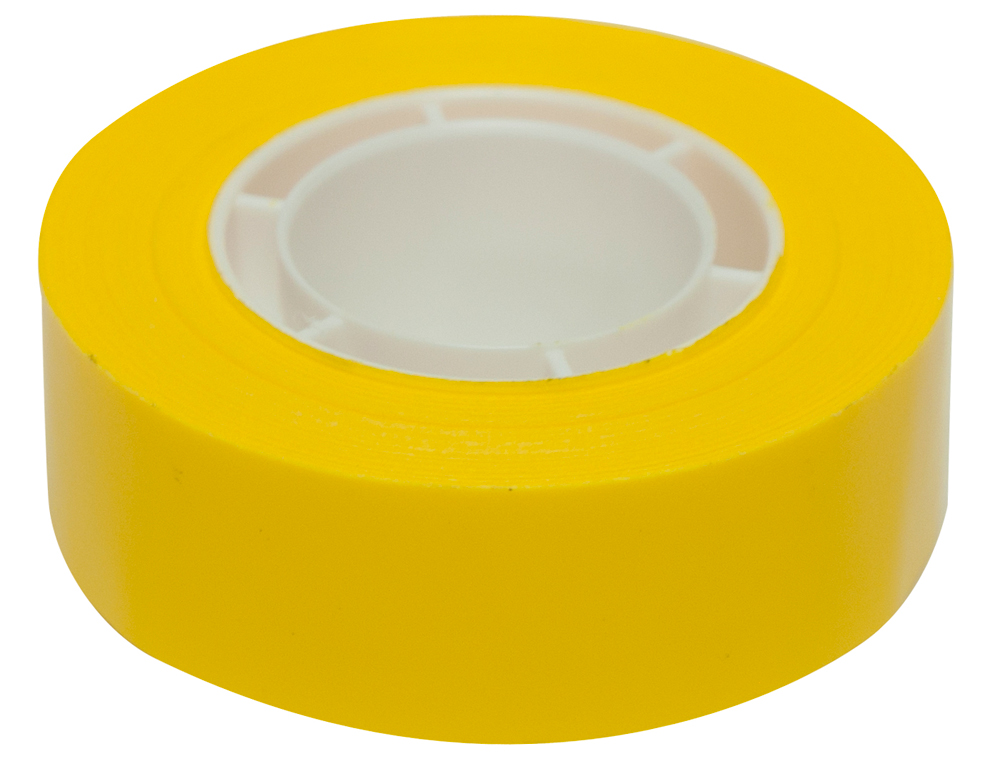 Fita adesiva Apli. 33 mt x 19 mm. Cor amarelo ( Imagem 4 de 4 ) - Preview