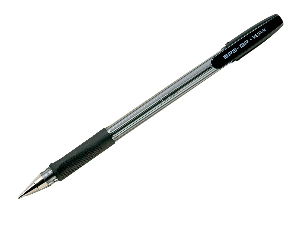 Esferografica pilot bps-gp preto -com grip-tinta base de oleo -com tampa ( Imagem 2 de 2 ) - Preview