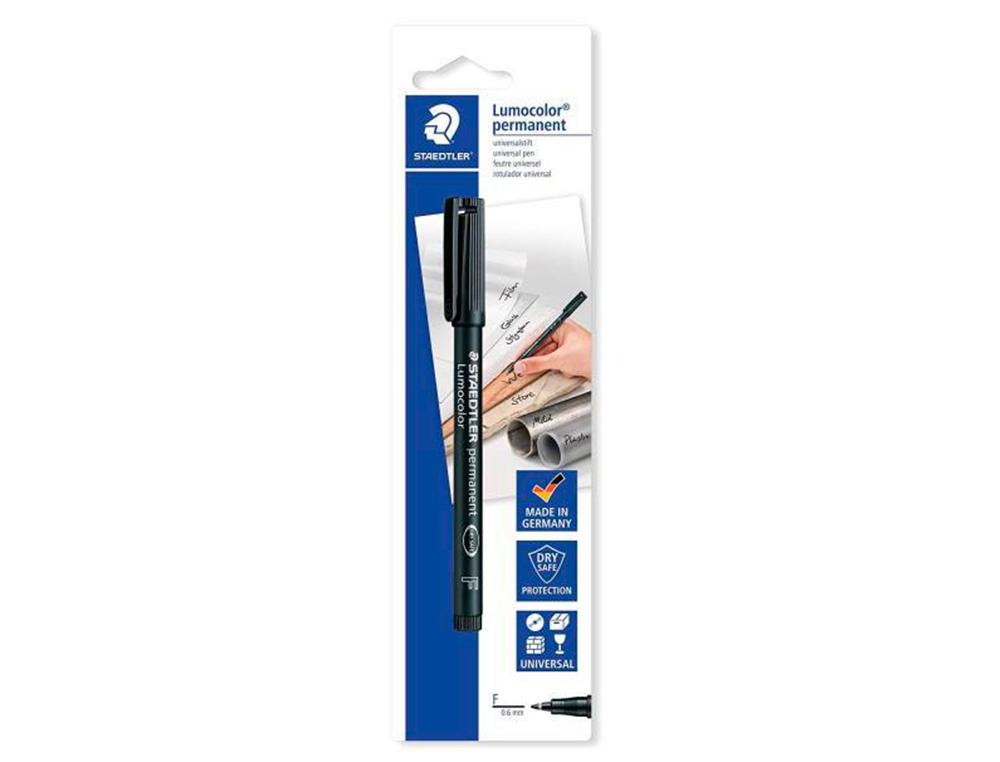 STAEDTLER - MARC. LUMOCOLOR PERM. PRETO F - 318-9 ( Imagem 4 de 6 ) - Preview