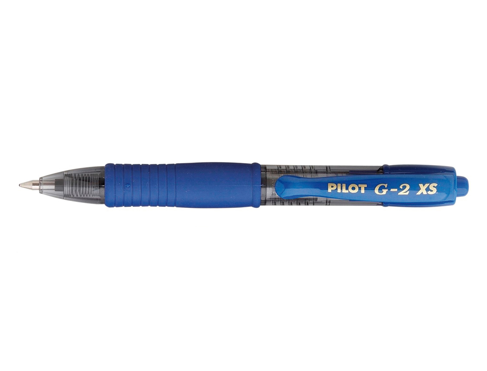 Esferográfica, G-2 Pixie, Tinta Gel Azul - Pilot - Retractil, Pega de Borracha ( Imagem 2 de 4 ) - Preview