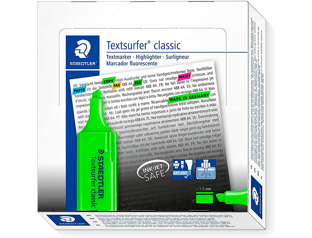 STAEDTLER - MARC. TEXTSURFER VERDE - 364-5 ( Imagem 3 de 9 ) - Preview