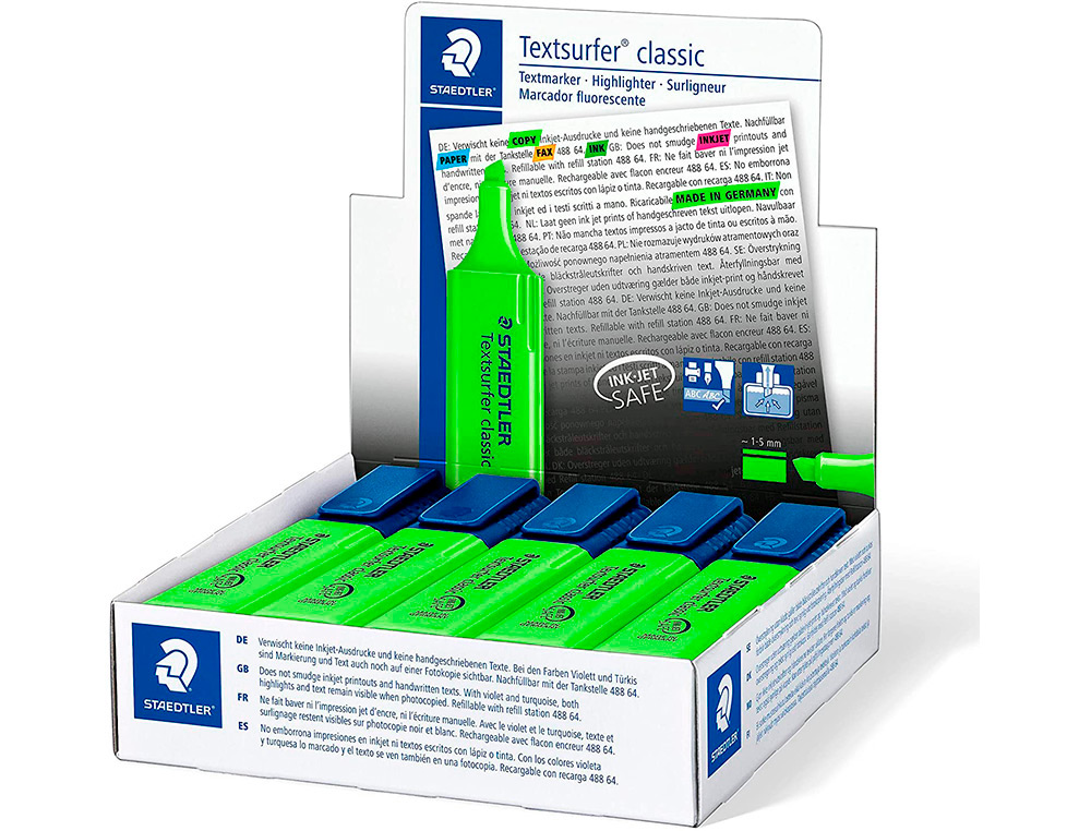 STAEDTLER - MARC. TEXTSURFER VERDE - 364-5 ( Imagem 4 de 9 ) - Preview