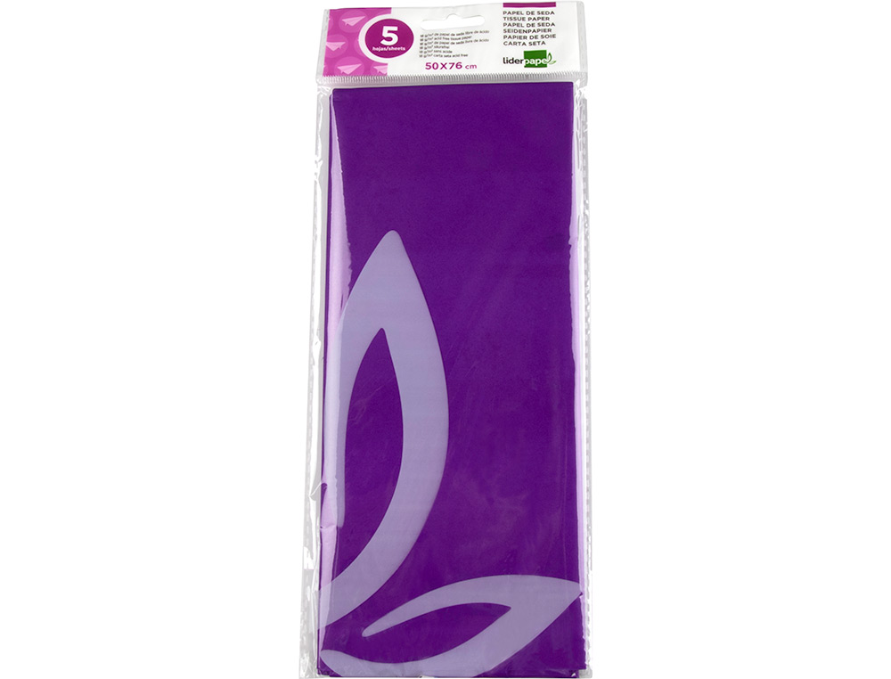 Papel seda liderpapel 52 x 76 cm 18 gr violeta ( Imagem 4 de 10 ) - Preview