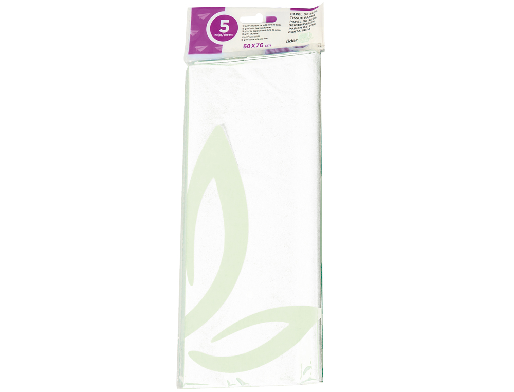 Papel seda liderpapel 52 x 76 cm 18 gr branco ( Imagem 4 de 7 ) - Preview