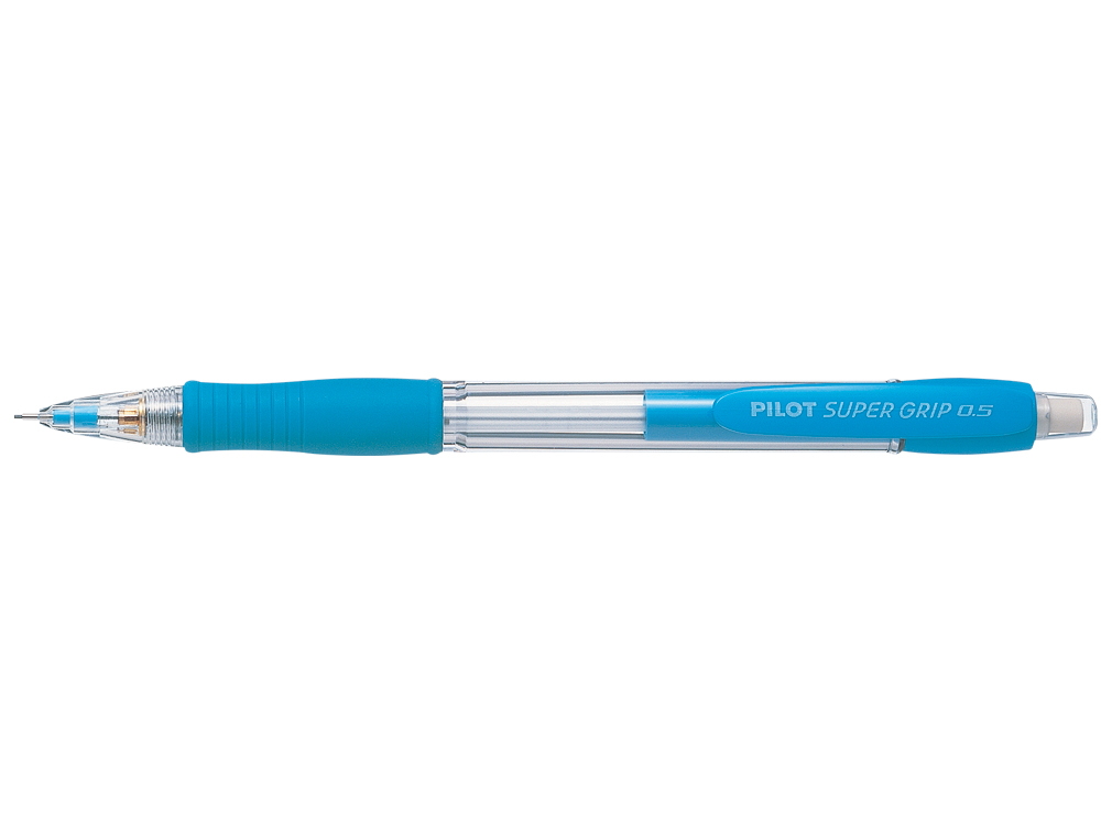 Lapiseira Pilot Super Grip Celeste 0,5 mm com Grip ( Imagem 2 de 2 ) - Preview