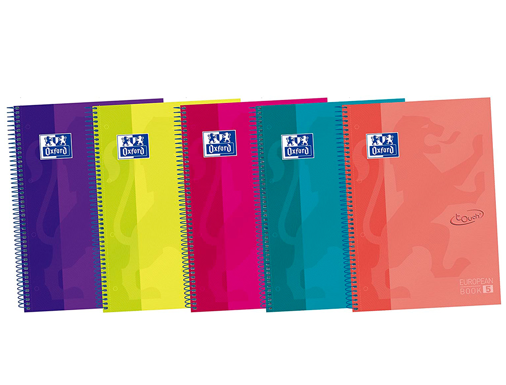 Caderno Espiral Oxford A4 Pautado Cores Sortidas - Capa Extradura Touch ( Imagem 3 de 9 ) - Preview