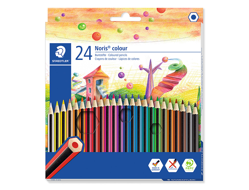 STAEDTLER - Caixa de 24 Lápis de Cor ( Imagem 3 de 3 ) - Preview