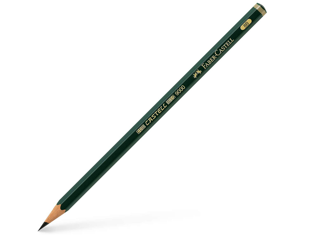 Lápis De Grafite Faber 9000 - 8B Unidade ( Imagem 2 de 2 ) - Preview