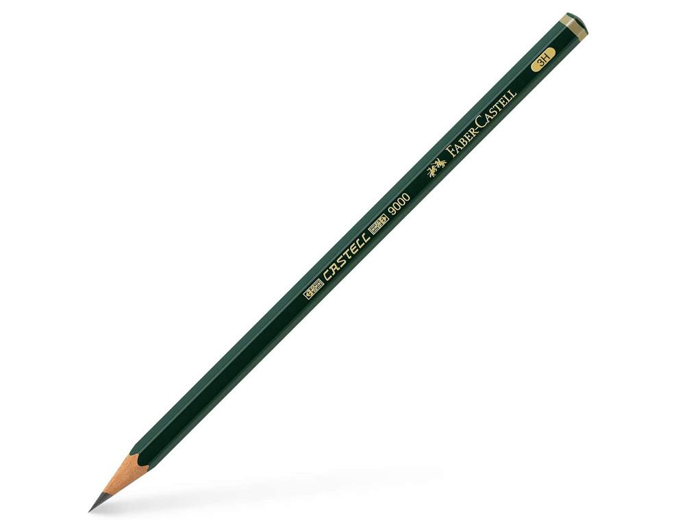 Lápis De Grafite Faber - 9000 3h Unidade ( Imagem 2 de 2 ) - Preview