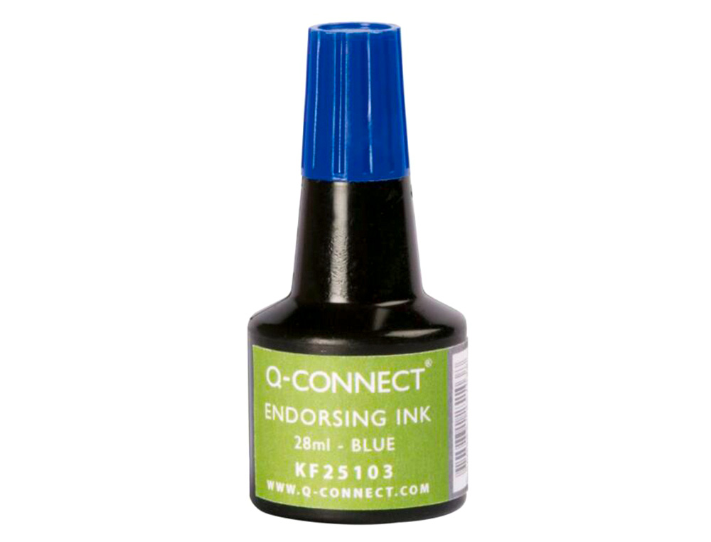 Tinta para Almofada Q-Connect - Azul ( Imagem 2 de 6 ) - Preview