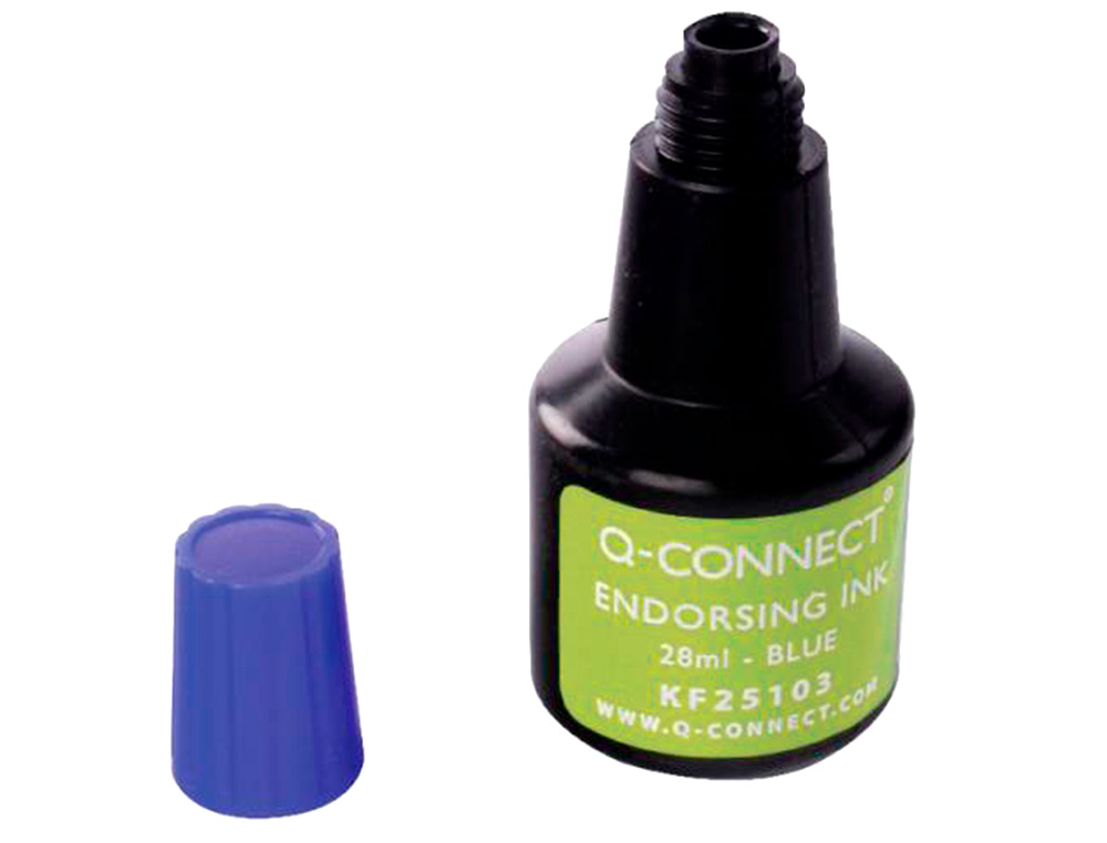 Tinta para Almofada Q-Connect - Azul ( Imagem 4 de 6 ) - Preview