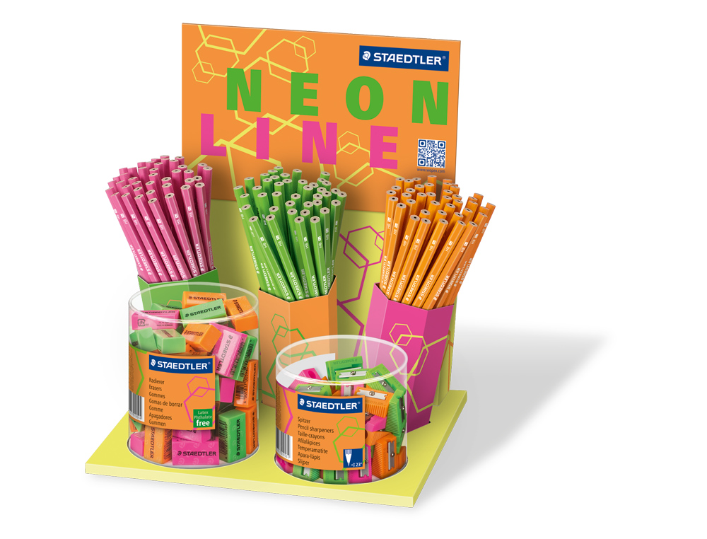 Staedtler W Opex Neon Ecological Graphite Pencils, Display Case of 120 Units ( Imagem 2 de 3 ) - Preview