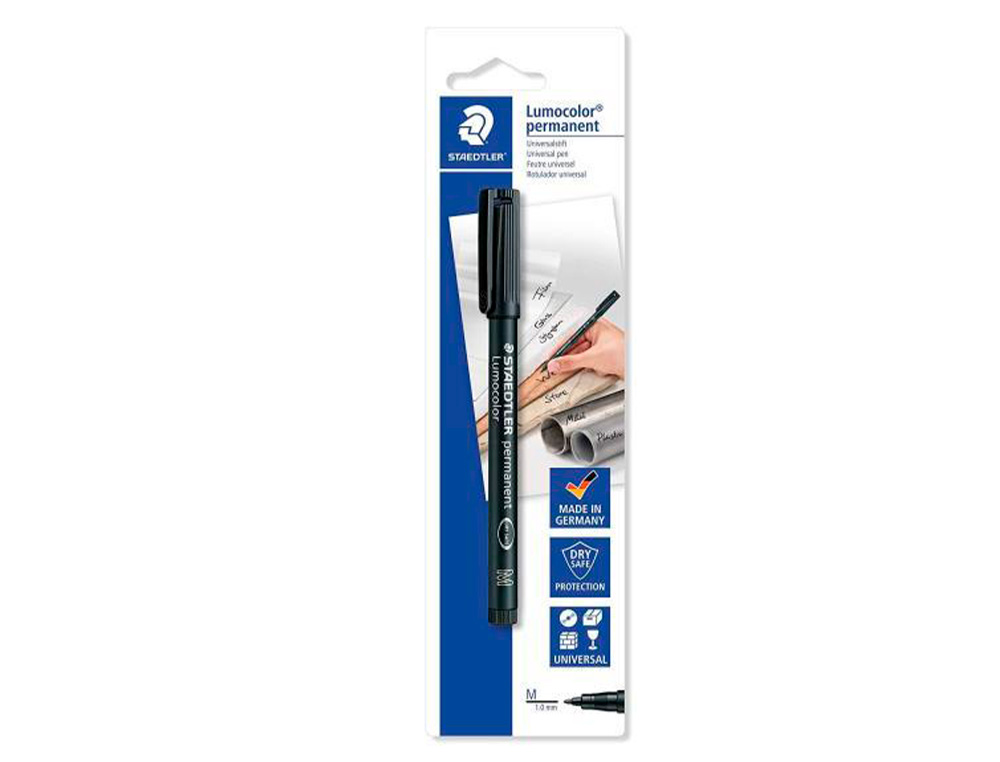 Marcador staedtler lumocolor retroprojecao 317-9 ponta 0,8-1 mm preto ( Imagem 4 de 5 ) - Preview