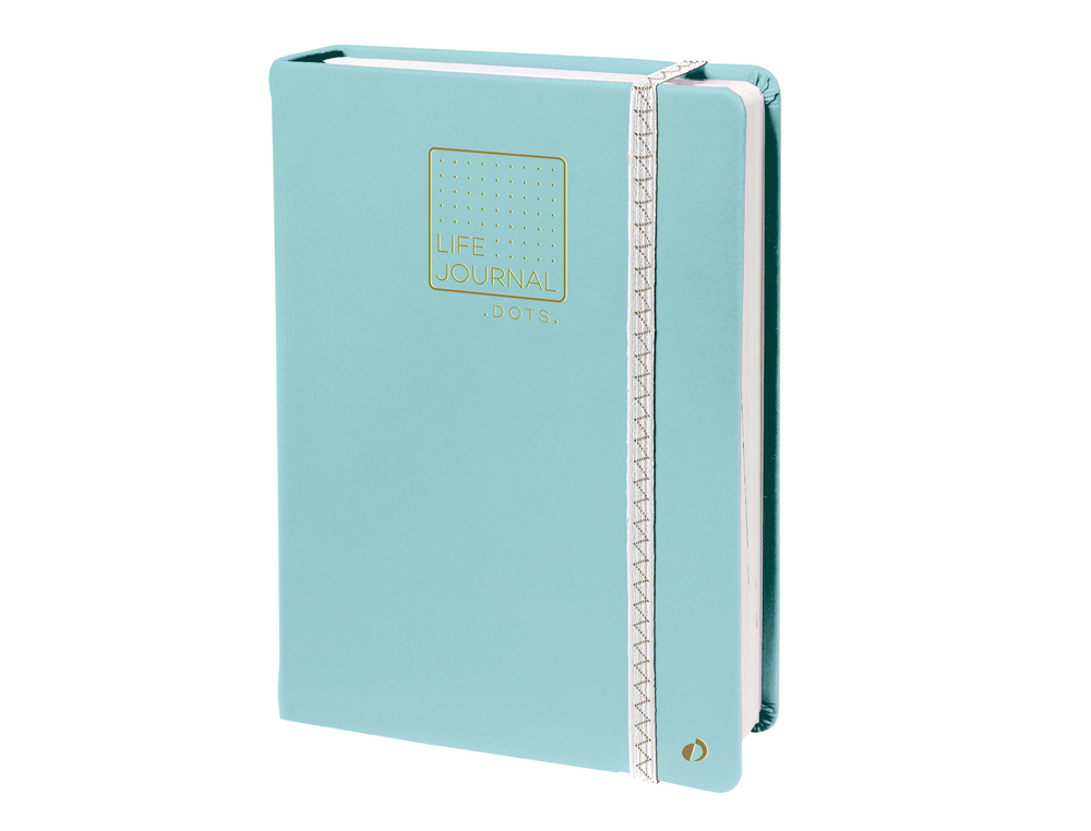 Caderno quo vadis life journal infinite dots pontos 15x21 cm 224 folhas capa verde ( Imagem 2 de 10 ) - Preview