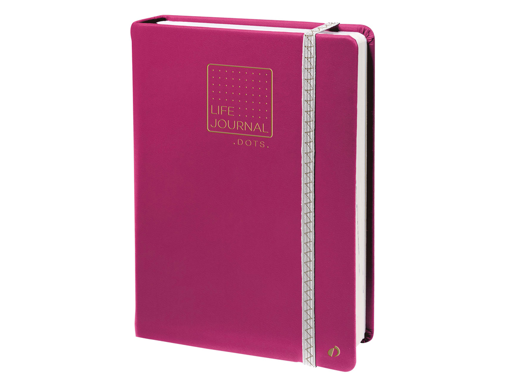 Caderno quo vadis life journal infinite dots pontos 15x21 cm 224 folhas capa ciruela ( Imagem 2 de 5 ) - Preview