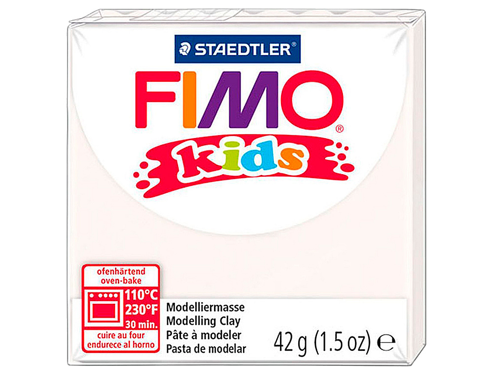 Pasta staedtler fimo kids 42 gr cor branco ( Imagem 2 de 2 ) - Preview