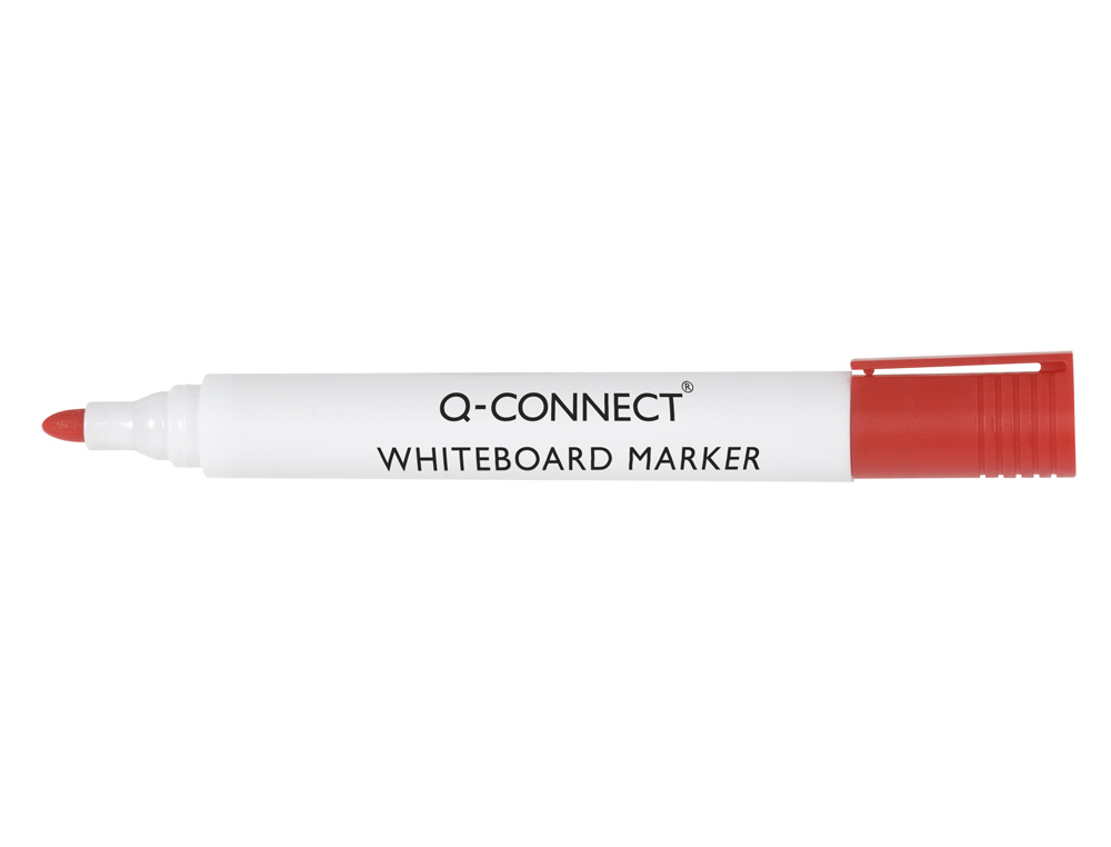 Marcador Q-Connect Para Quadro Branco de Ponta Redonda 3.0mm - Vermelho ( Imagem 2 de 5 ) - Preview