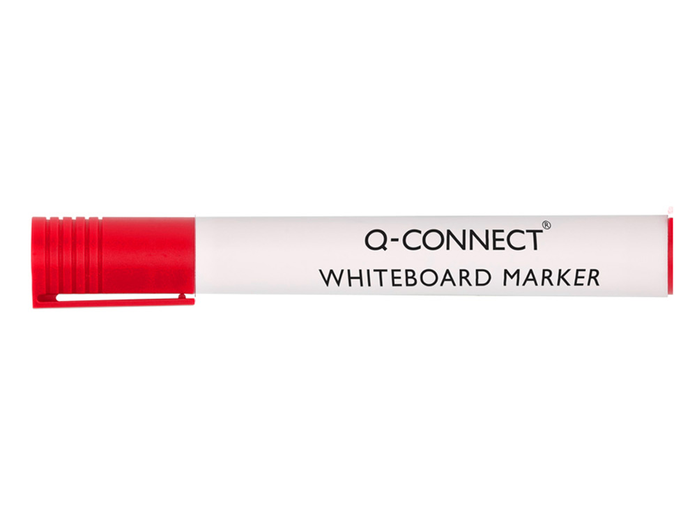 Marcador Q-Connect Para Quadro Branco de Ponta Redonda 3.0mm - Vermelho ( Imagem 4 de 5 ) - Preview