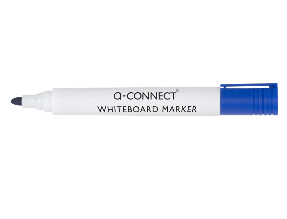 Marcador Q-Connect Para Quadro Branco de Ponta Redonda 3.0mm (10 unidades) - Azul ( Imagem 2 de 5 ) - Preview