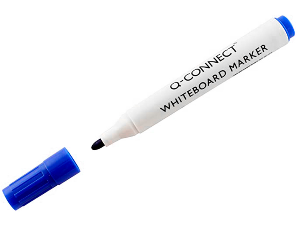 Marcador Q-Connect Para Quadro Branco de Ponta Redonda 3.0mm - Azul ( Imagem 3 de 5 ) - Preview