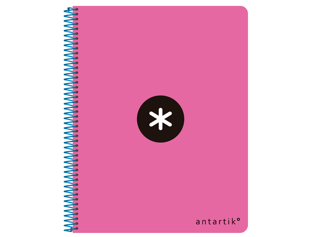 Caderno Espiral Liderpapel - Antartik A4 - Capa Extradura 80f de 100gr, Quadricula 5mm C/Margem Cor Rosa Fluorescente ( Imagem 4 de 13 ) - Preview