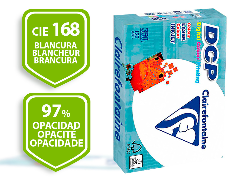 Papel fotocopia clairefontaine din a3 350 gr pack de 125 folhas ( Imagem 2 de 7 ) - Preview