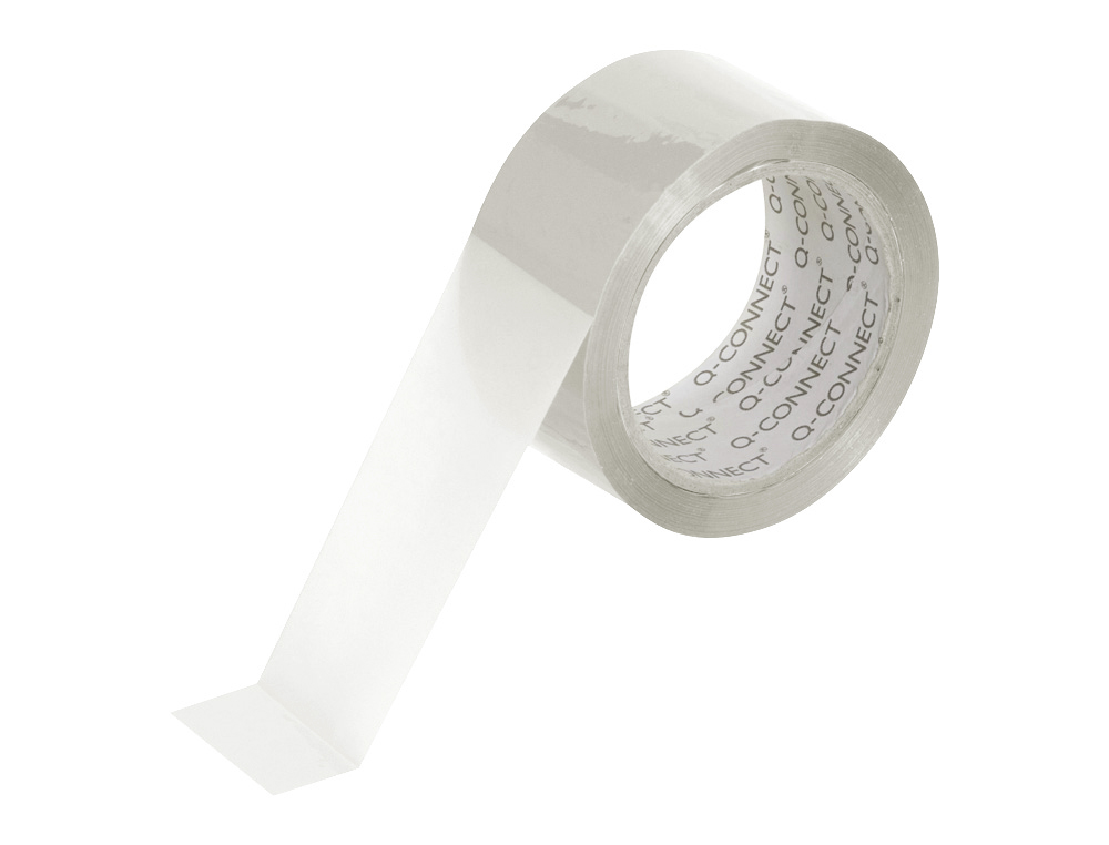 Fita adesiva q-connect polipropileno transparente 66 mt x 75 mm ( Imagem 2 de 6 ) - Preview