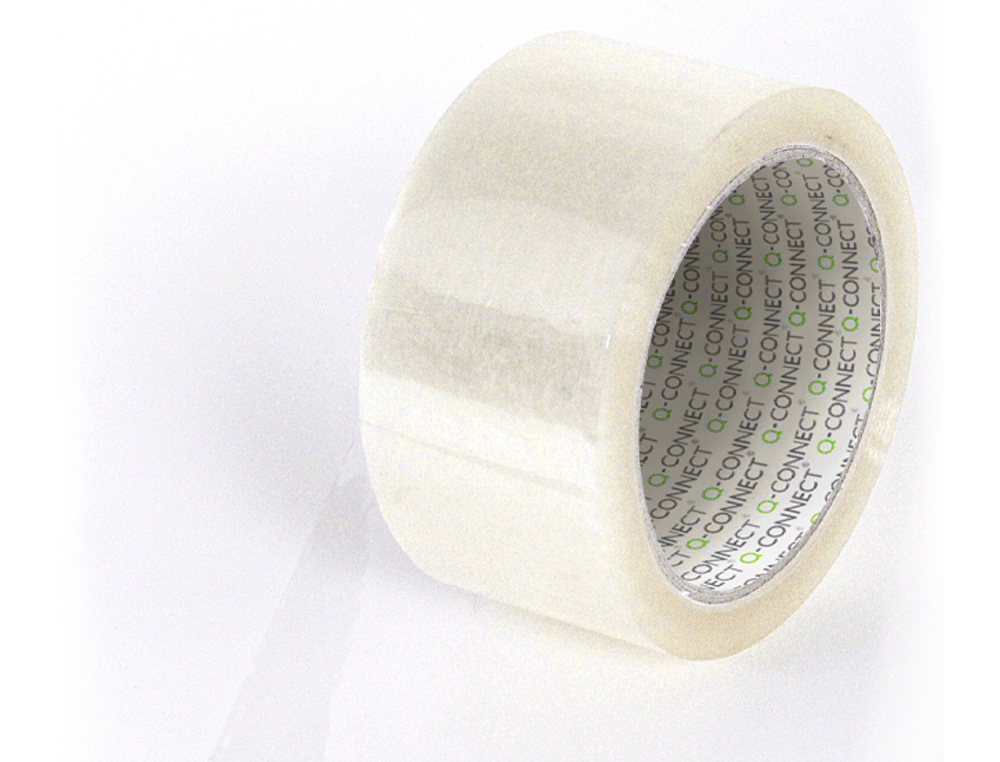 Fita adesiva q-connect polipropileno transparente 66 mt x 75 mm ( Imagem 4 de 6 ) - Preview