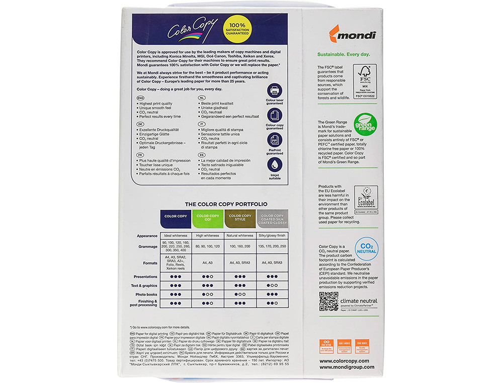 Papel color copy brilhante din a4 125 folhas 250 gr ( Imagem 5 de 6 ) - Preview