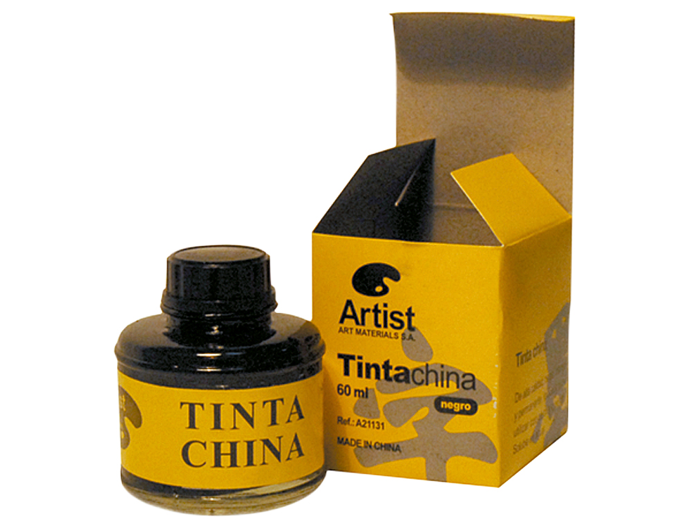Tinta Da China Artist Preta Frasco De 60 ml ( Imagem 2 de 5 ) - Preview