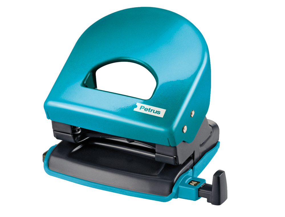Furador petrus 62 wow azul metalizado capacidade 30 folhas ( Imagem 2 de 3 ) - Preview