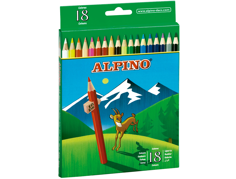 Lapis de cores alpino. 18 unidades ( Imagem 2 de 2 ) - Preview