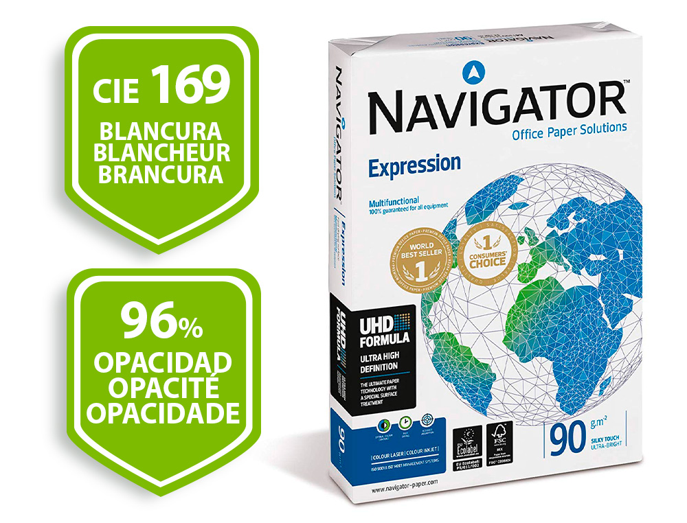 Papel fotocopia navigator din a3 pack 500 folhas 90 gr ( Imagem 2 de 7 ) - Preview