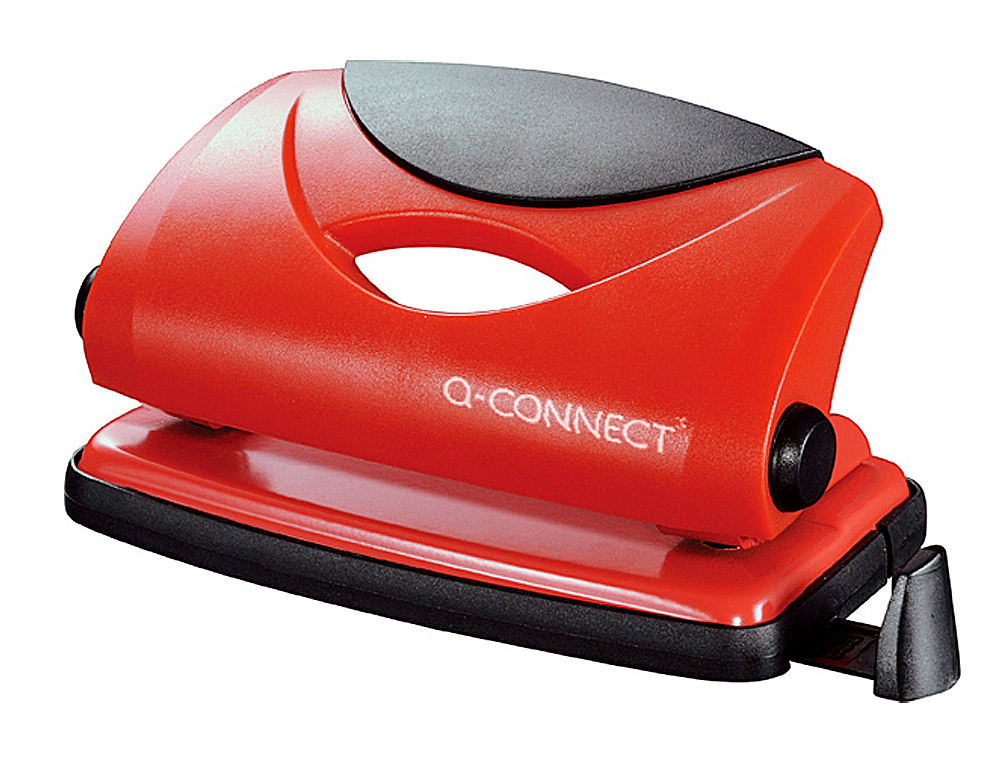 Furador q-connect capacidade 10 folhas vermelho ( Imagem 2 de 2 ) - Preview