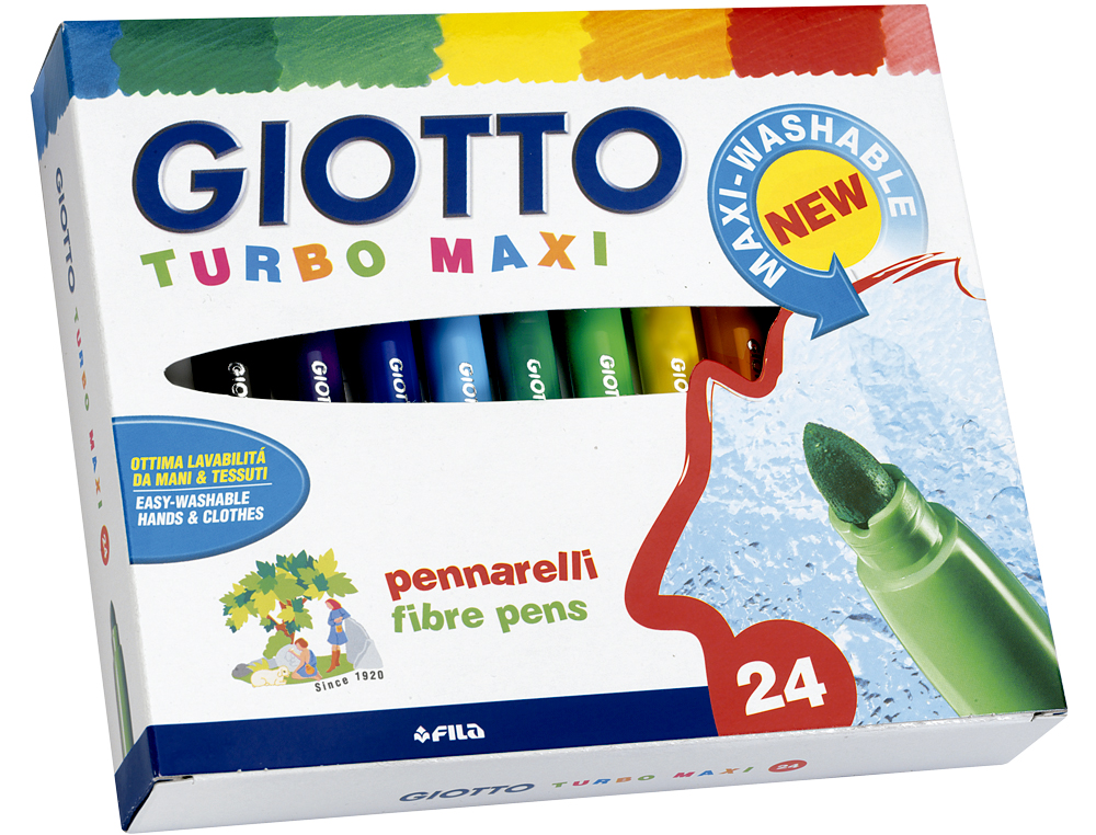 Canetas de Feltro GIOTTO Turbo Maxi ( Imagem 4 de 6 ) - Preview