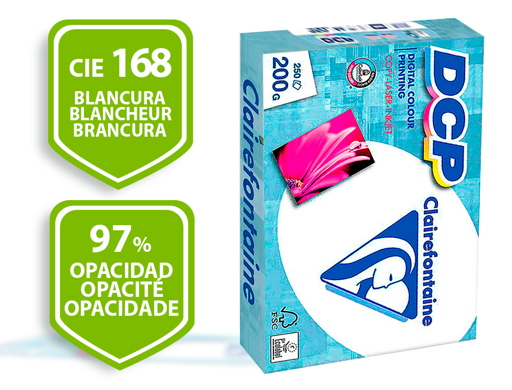 Papel fotocopia clairefontaine din a3 200 gr pack de 250 folhas ( Imagem 2 de 8 ) - Preview