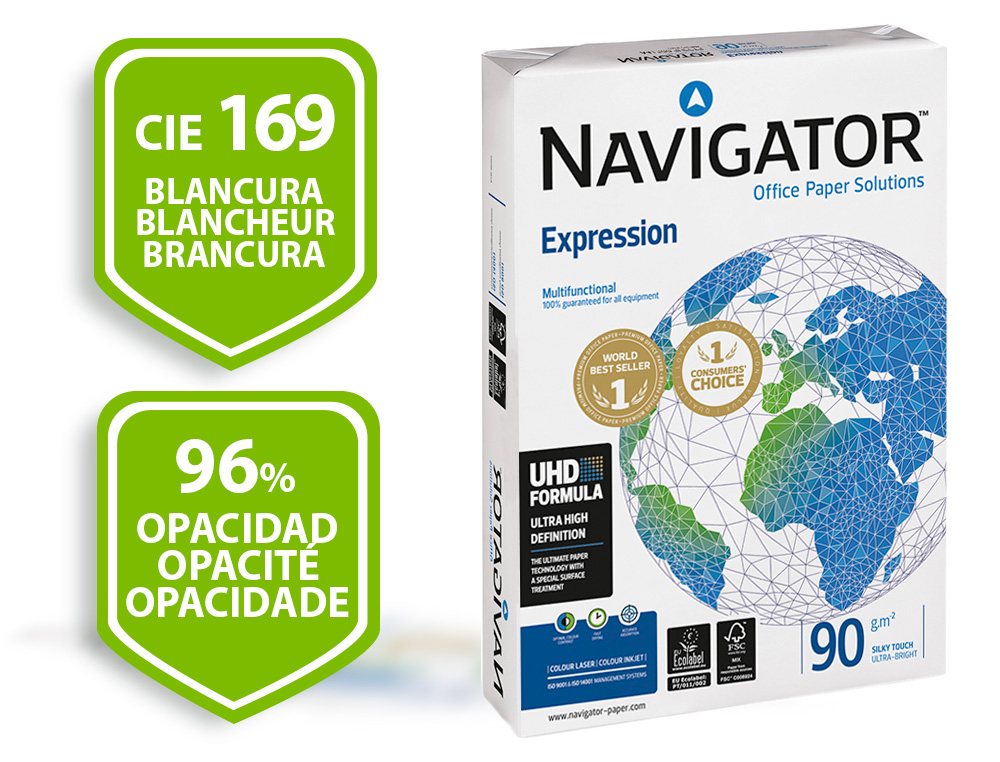 NAVIGATOR - PAPEL FOTOCOPIA A4 90G ( Imagem 2 de 8 ) - Preview