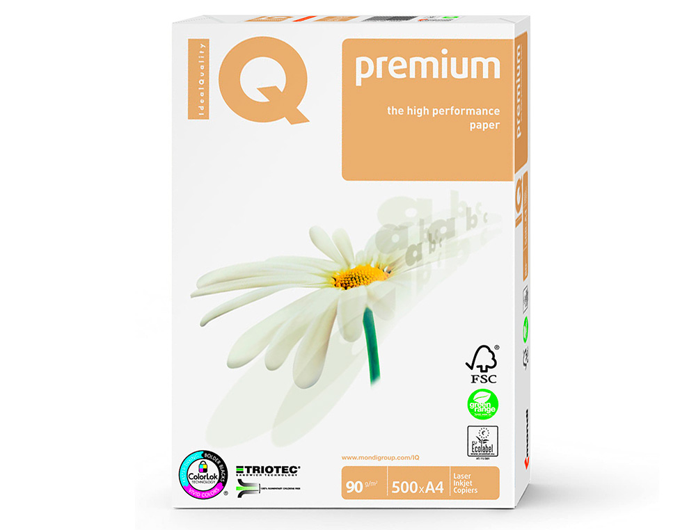 Papel fotocopia iq premium din a4 90 gr pack de 500 folhas ( Imagem 2 de 10 ) - Preview