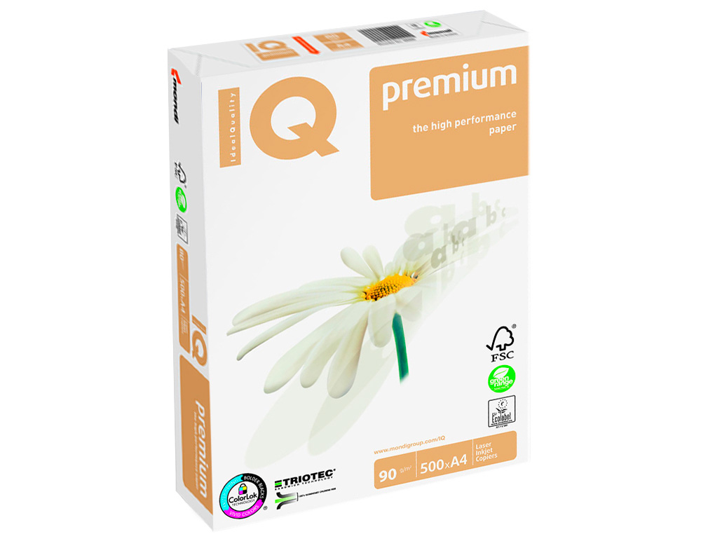 Papel fotocopia iq premium din a4 90 gr pack de 500 folhas ( Imagem 4 de 10 ) - Preview