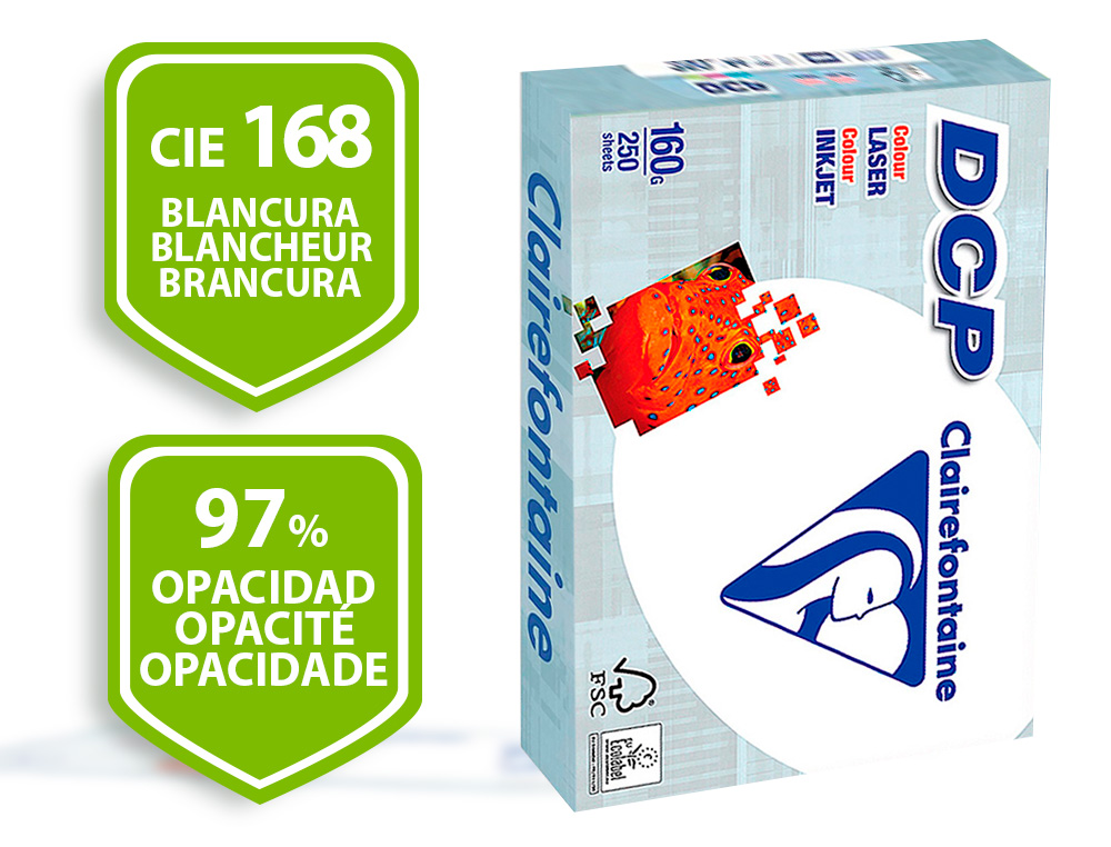 Papel fotocopia clairefontaine din a3 160 gr pack de 250 folhas ( Imagem 2 de 9 ) - Preview